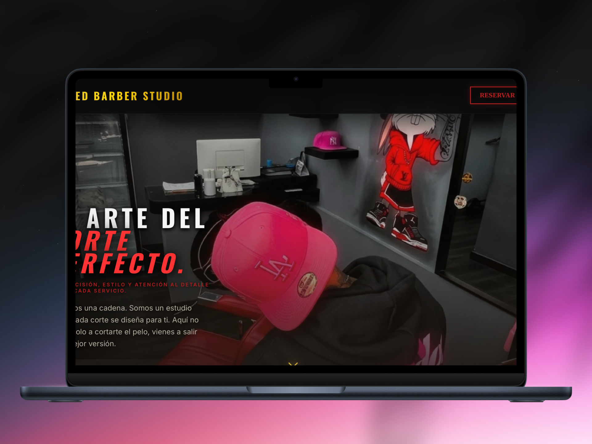 Diseño web Palma de Mallorca - Blessed Barber Studio
